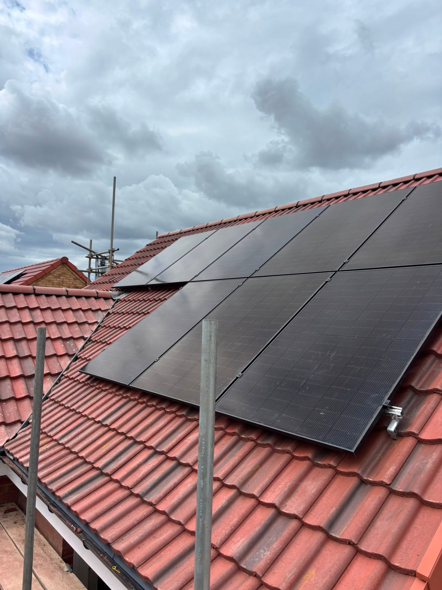 Residential Solar — Tile Roof by RJ Hill Electrical, Lincolnshire