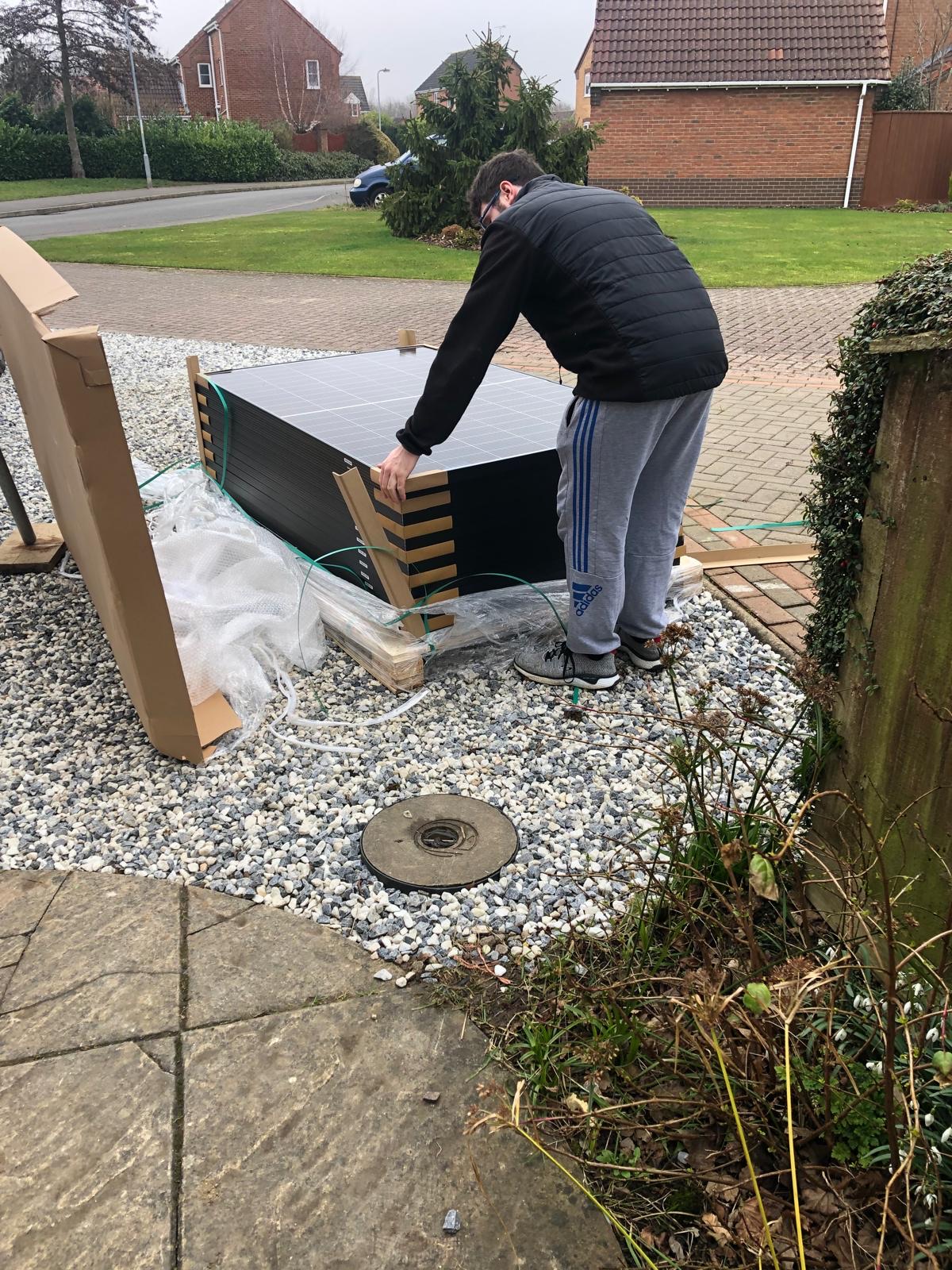 New Panels — Delivery Day by RJ Hill Electrical, Lincolnshire