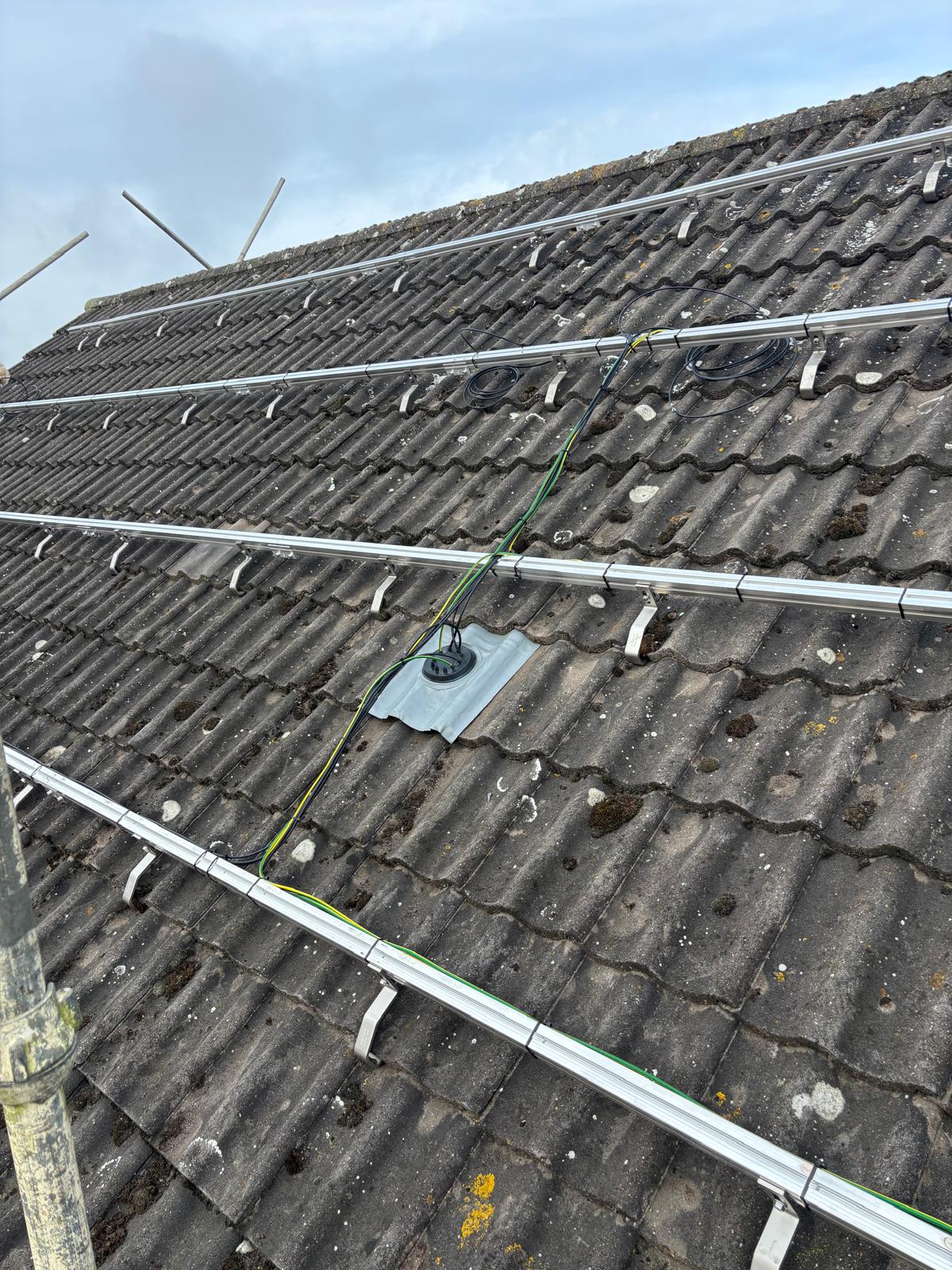Rail & Cable Entry Point by RJ Hill Electrical, Lincolnshire